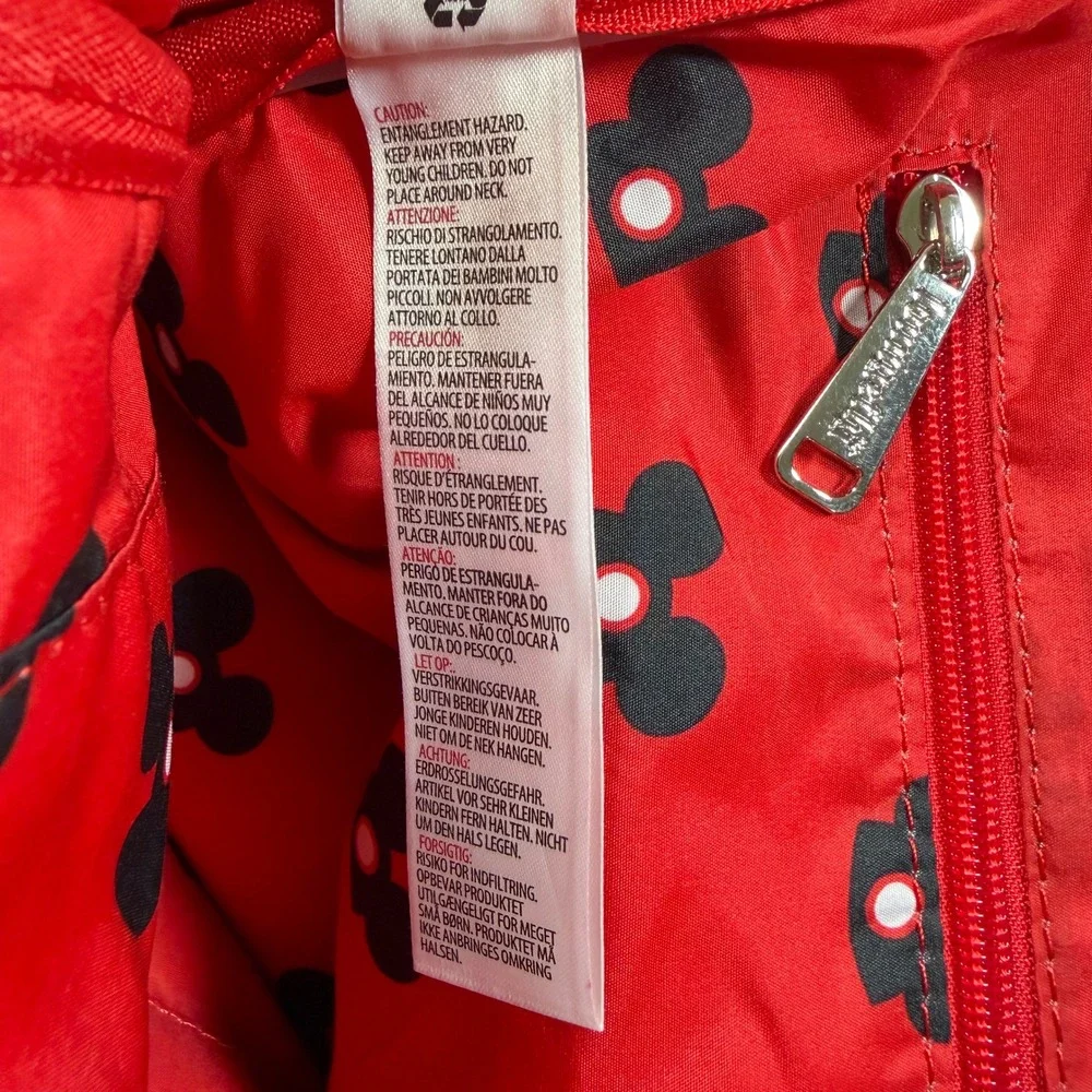 Disney Parks 2020 Red Canvas Loungefly Mickey Mouse Ear Hat Backpack